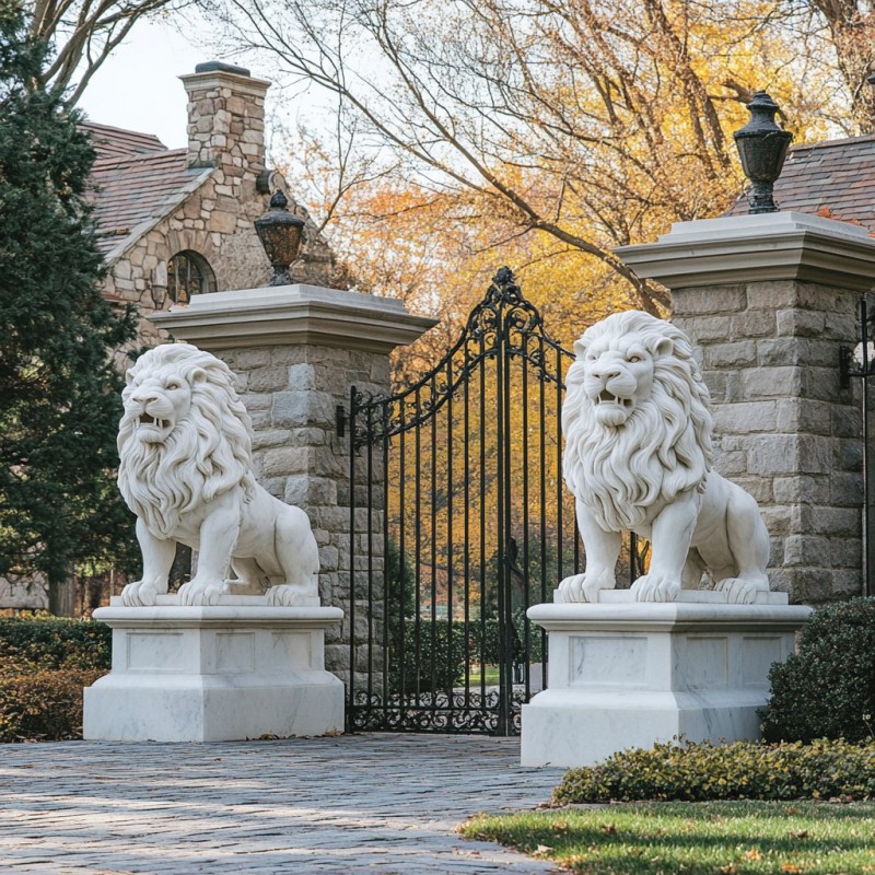 12 Stunning Lion Statues for Your Home Entrance