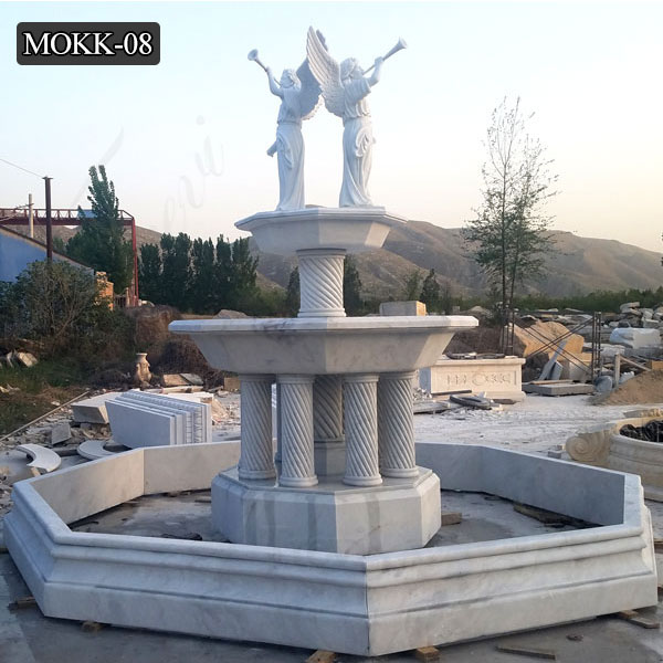 Importance of outdoor water fountain hand carved marble fountain