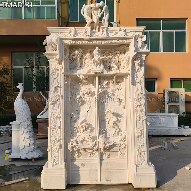 gates of hell sculpture replica