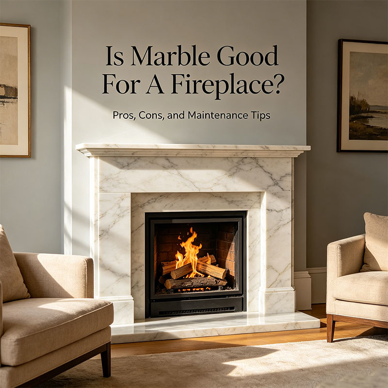 Is Marble Good For A Fireplace?