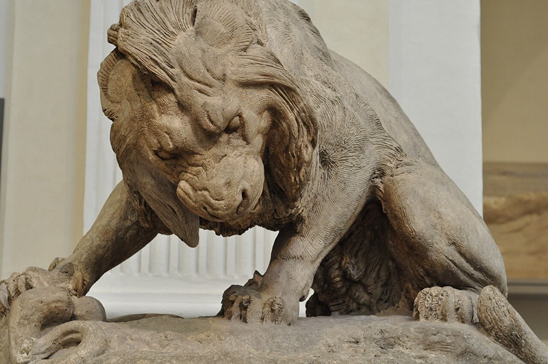 lion and serpent antoine louis barye