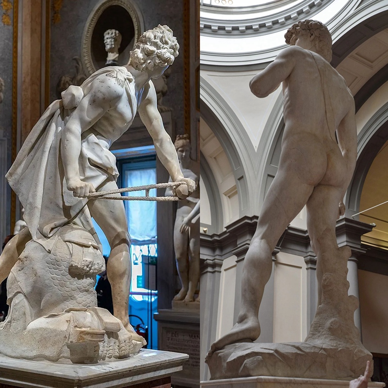 The Battle of the Davids: Michelangelo vs. Bernini