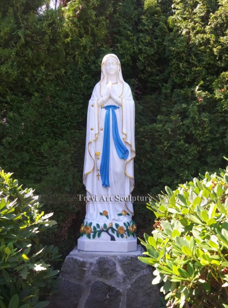 marble mary statue