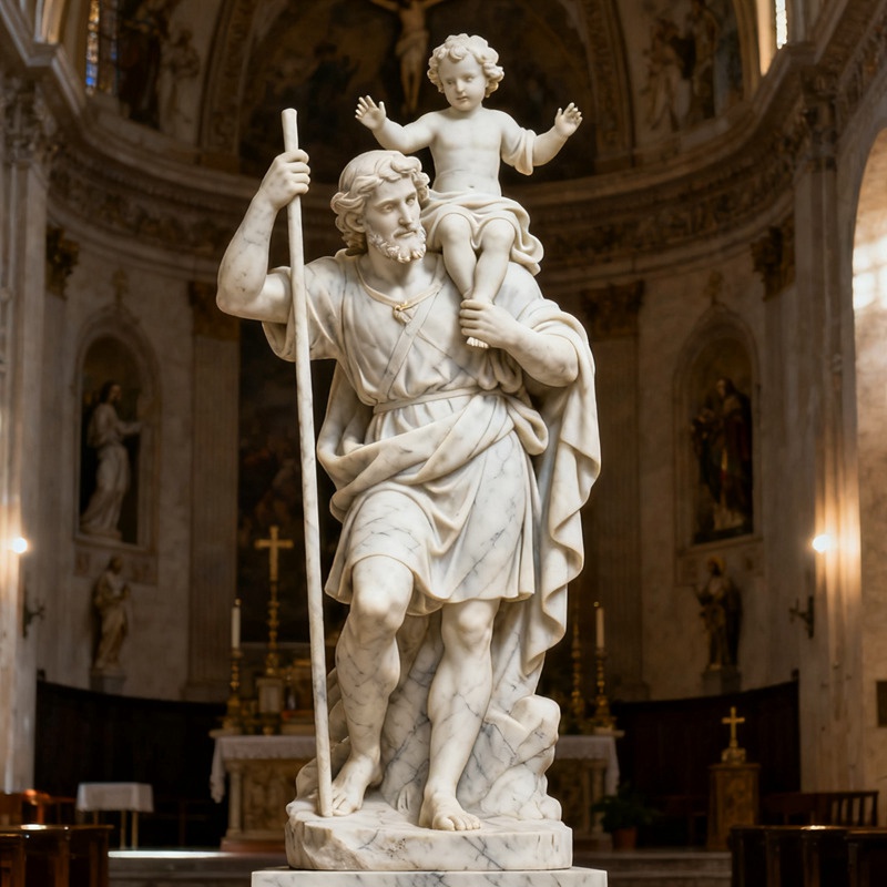 What Does Saint Christopher Symbolize? The Meaning of Saint Christopher Statue