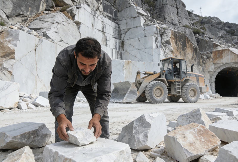 marble mining area