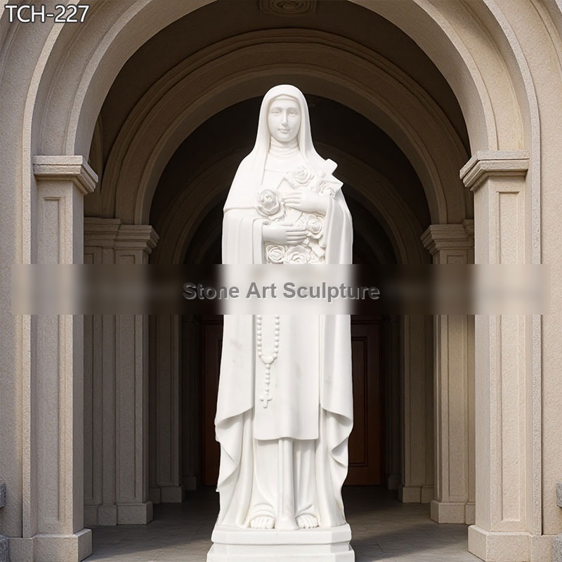 6 Feet Statue of St Therese of Lisieux for Sale TCH-227 detail image