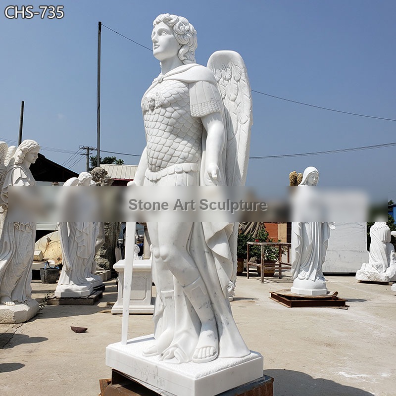 Large St Michael Church Statue for Sale CHS-735 detail image