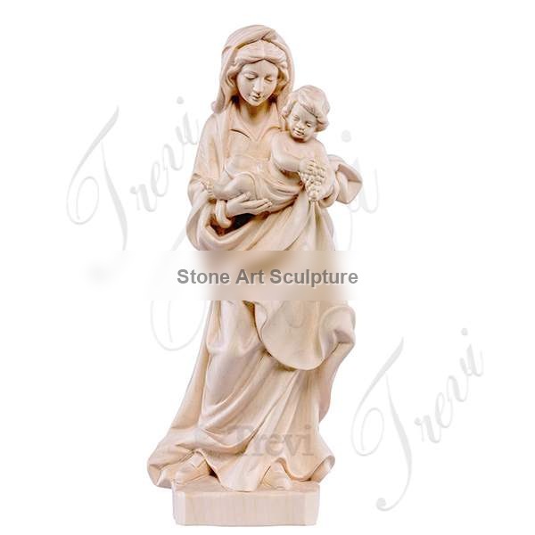 Life Size Bavarian Madonna and Child Marble Statue for Sale CHS-783