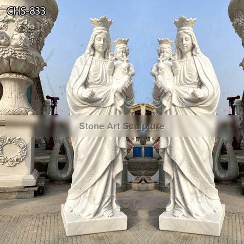 Life-Size Marble Our Lady of Perpetual Help Statue CHS-833