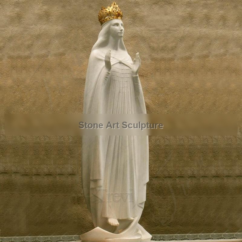 Marble Catholic Garden Statue Our Lady of Knock for Sale CHS-836 detail image