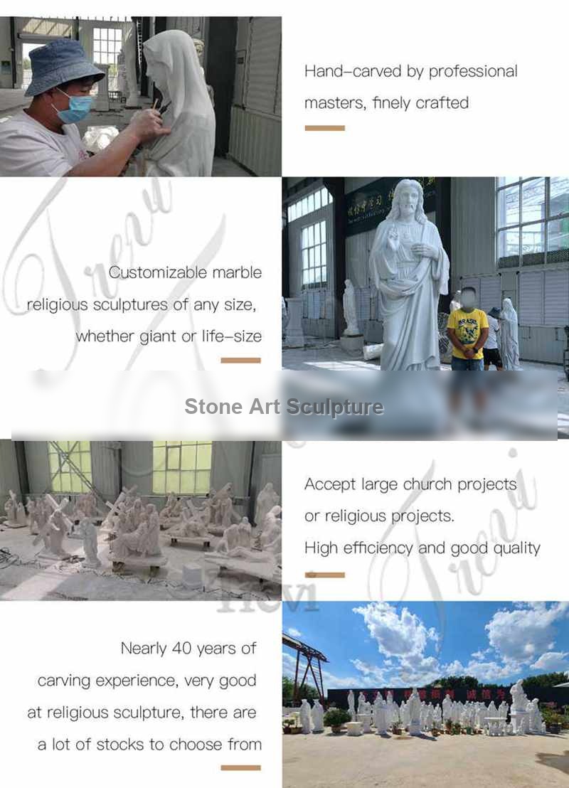 Marble Virgen De Guadalupe Statue Outdoor Garden Decor for Sale CHS-861 detail image