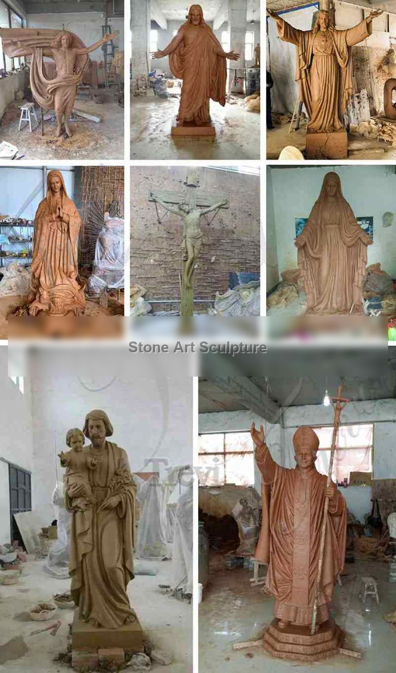 Marble Virgen De Guadalupe Statue Outdoor Garden Decor for Sale CHS-861 detail image