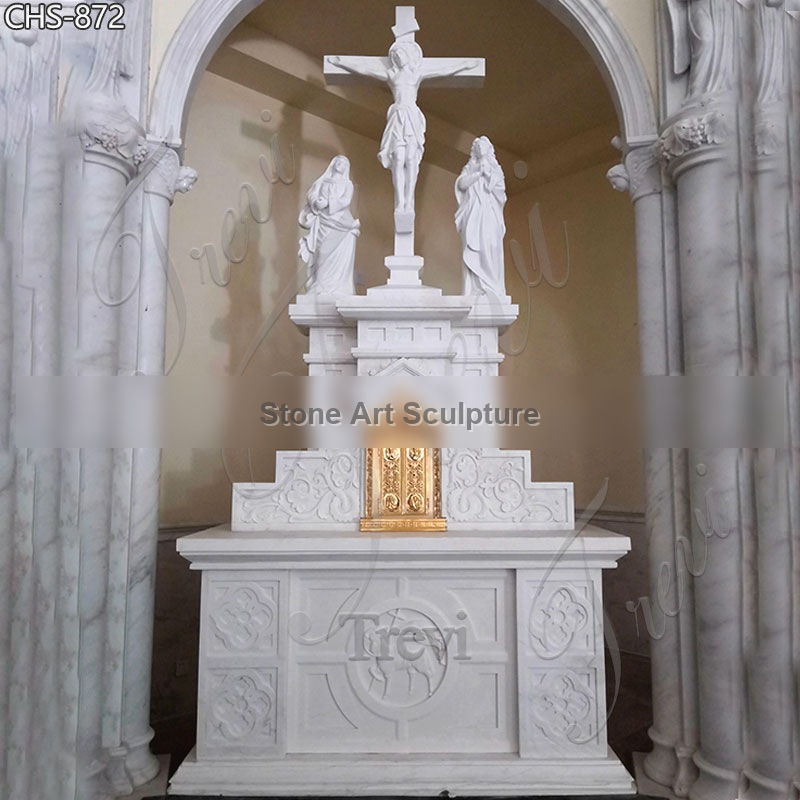 Luxurious Marble Main Altar Catholic Church Home Prayer for Sale CHS-872 detail image