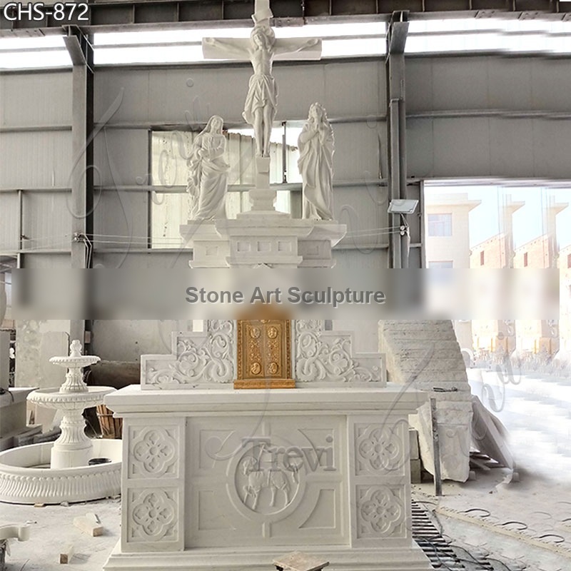 Luxurious Marble Main Altar Catholic Church Home Prayer for Sale CHS-872 detail image