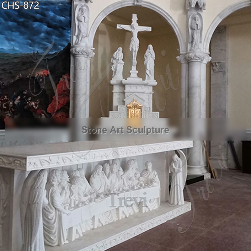 Luxurious Marble Main Altar Catholic Church Home Prayer for Sale CHS-872 detail image
