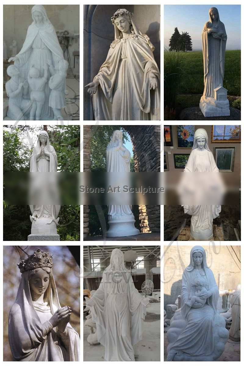Marble Our Lady of Knock Statue Factory Supplier CHS-906 detail image