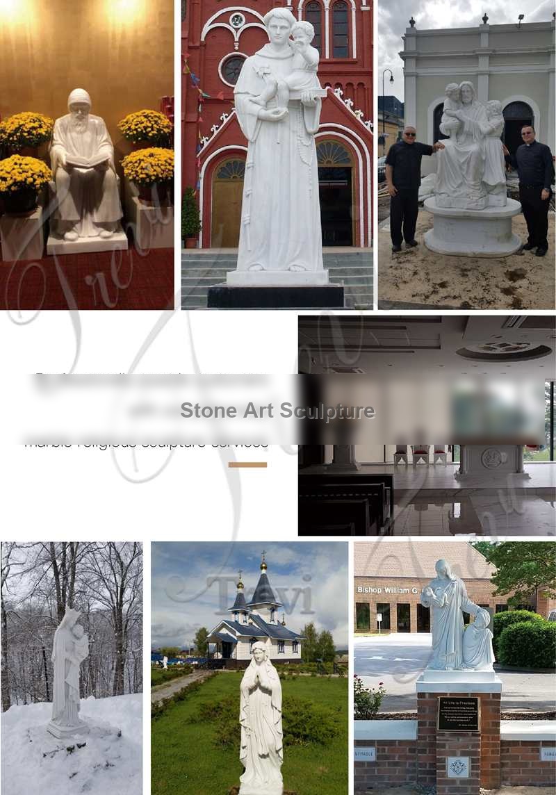 Marble Our Lady of Knock Statue Factory Supplier CHS-906 detail image