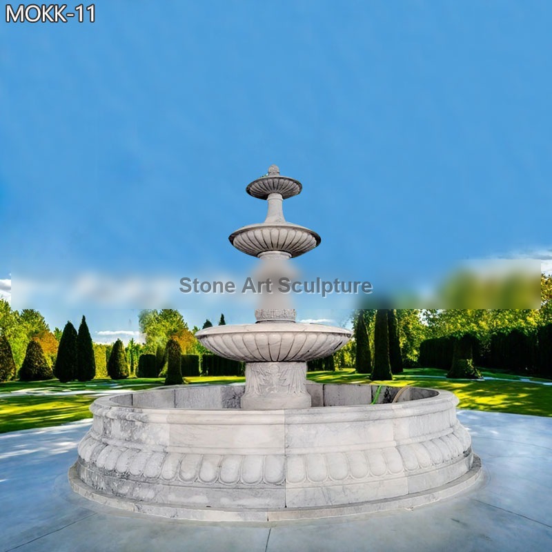 Classical Marble Fountain for Garden Design on Sale China Supply