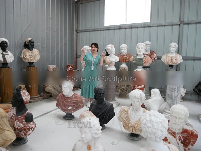 Custom Made Bust Head Statue from a Photo TMC-26 detail image