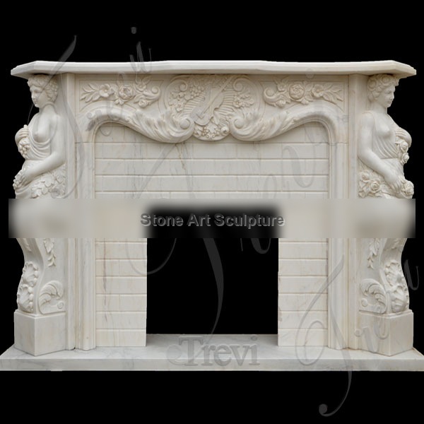 Decorating large french style fireplace mantels shelf for sale TMFP-14
