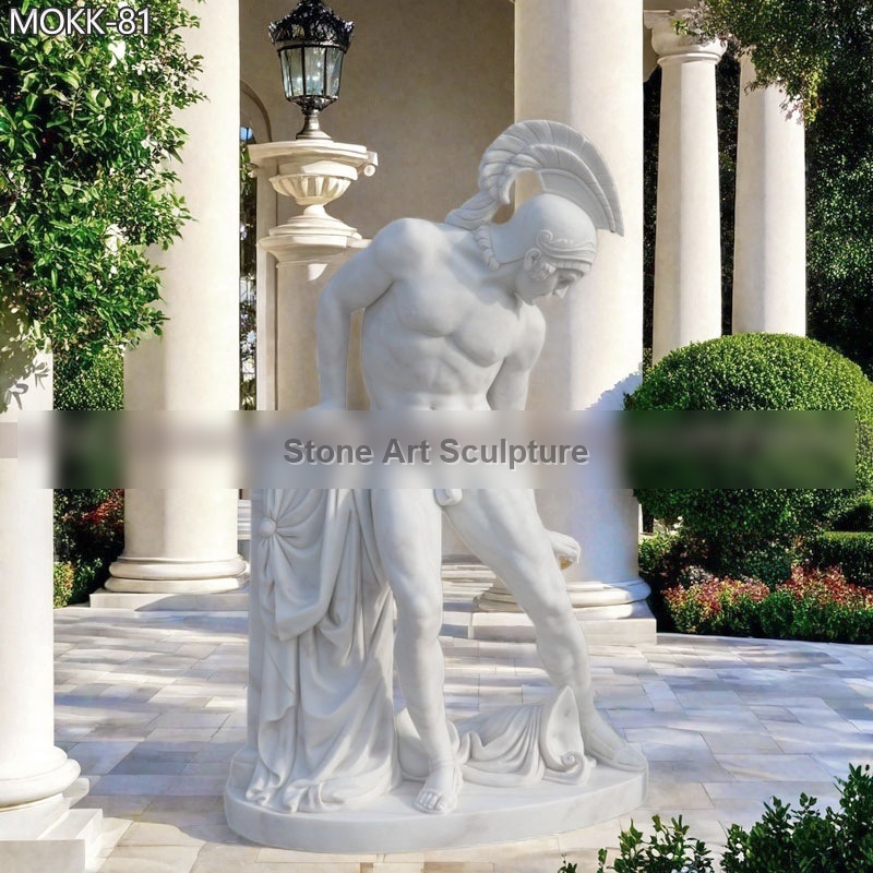 Life Size Marble Ares God of War Statue for Sale