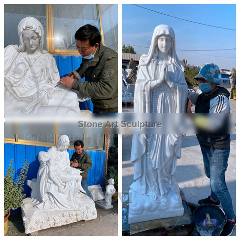 Life Size Marble Saint Matthew Statue Factory Supplier TCH-230 detail image