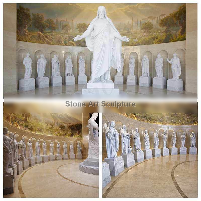 Life Size Sacred Heart of Jesus Christ Sculpture Factory Directly Supply TCH-07 detail image