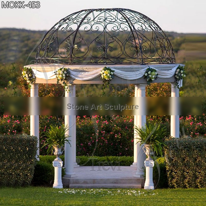 Marble Gazebo Wedding Gazebo Designs for Backyards for Sale MOKK-453