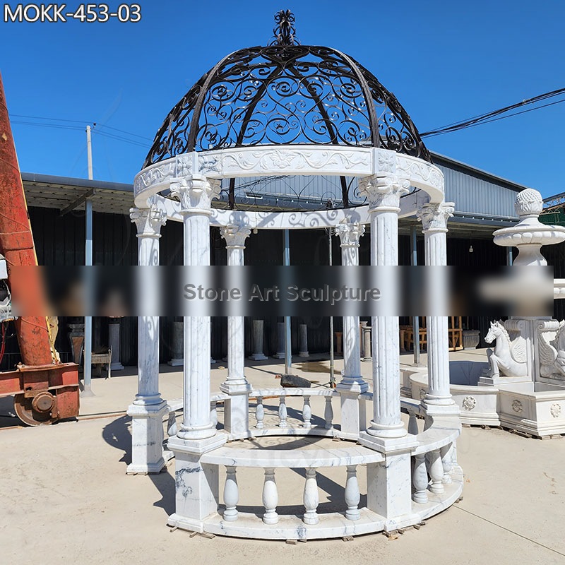 Marble Gazebo Wedding Gazebo Designs for Backyards for Sale MOKK-453 detail image