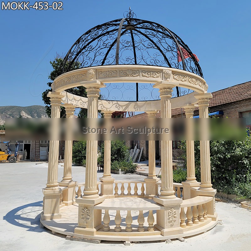 Marble Gazebo Wedding Gazebo Designs for Backyards for Sale MOKK-453 detail image