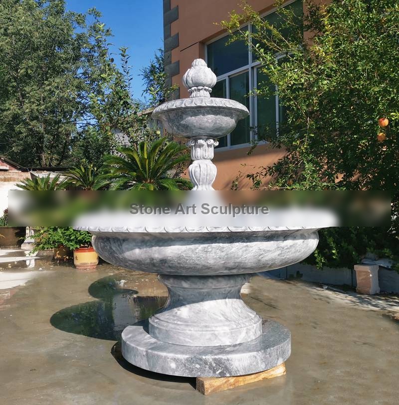 Marble Modern Patio Outdoor Fountains Garden Decoration TMF 007 detail image