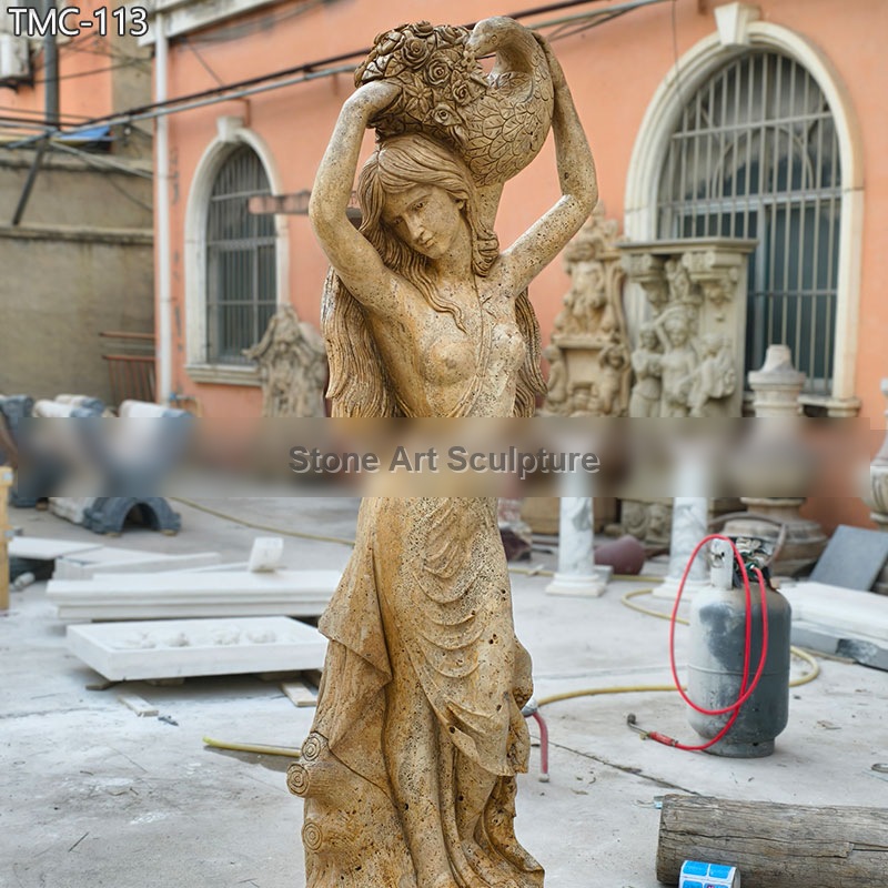 Life Size Antique Marble Lady Statue for Sale detail image