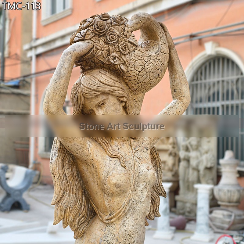 Life Size Antique Marble Lady Statue for Sale detail image