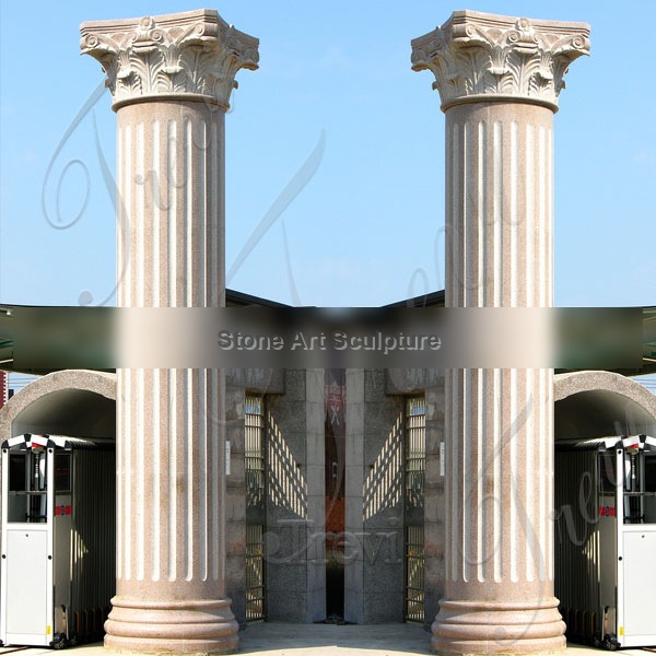 Modern large round support architectural columns for porch TMC-10