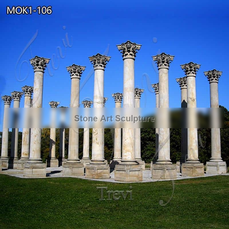 High-Quality Marble Columns for House Decor Supplier MOK1-106