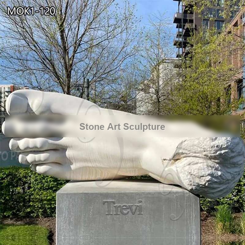 Modern Marble Giant Foot Sculpture for Outdoors MOK1-120