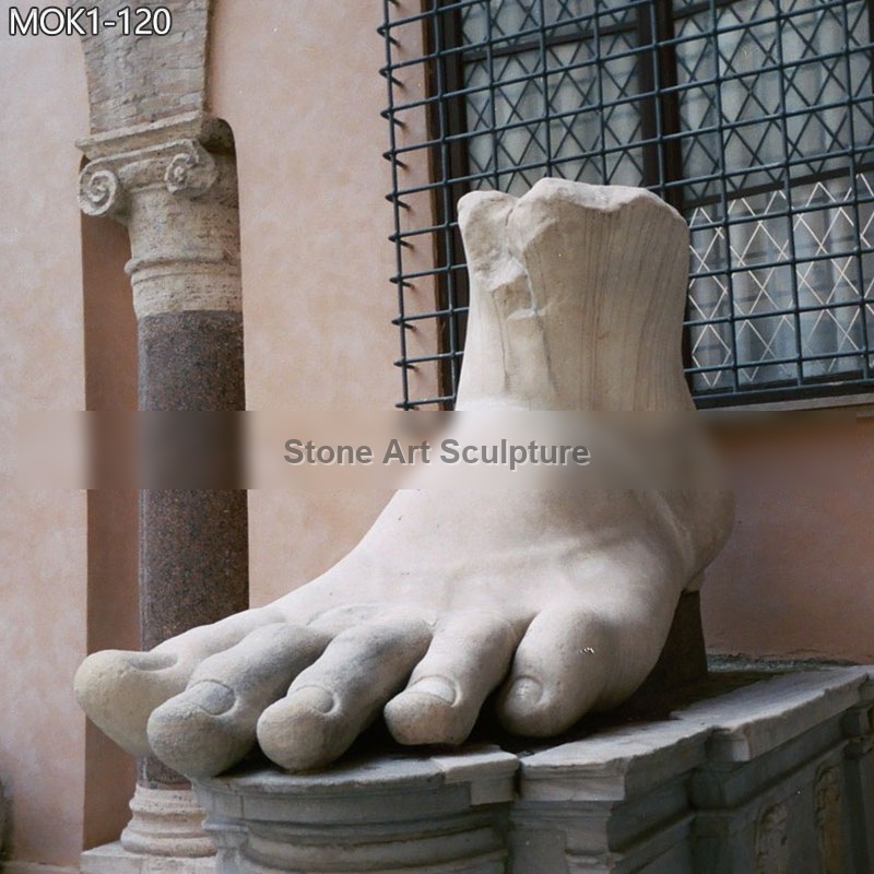 Modern Marble Giant Foot Sculpture for Outdoors MOK1-120 detail image