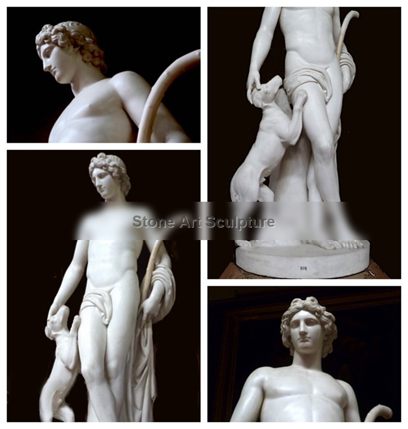 Marble Greek Pastoral Apollo Statue Replica Supplier MOK1-130 detail image