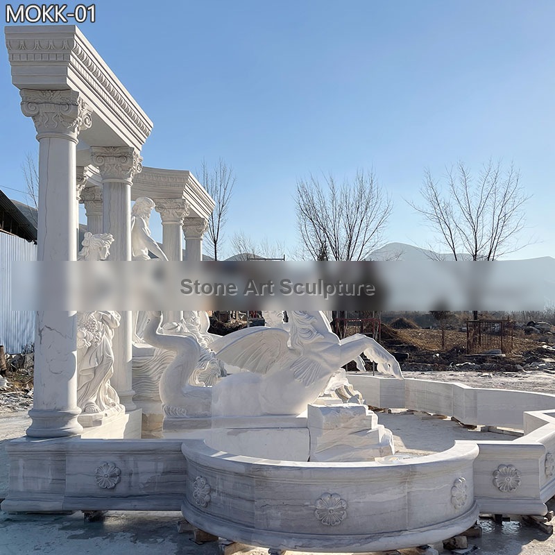 Luxury Roman Marble Trevi Fountain for Sale MOKK-01 detail image