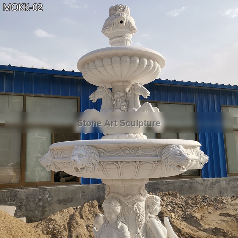Water Fountains with Horse and Woman Statues MOKK-02 detail image