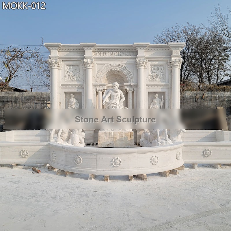 Famous Large Trevi Wall Fountains for the Entrance of the Park detail image