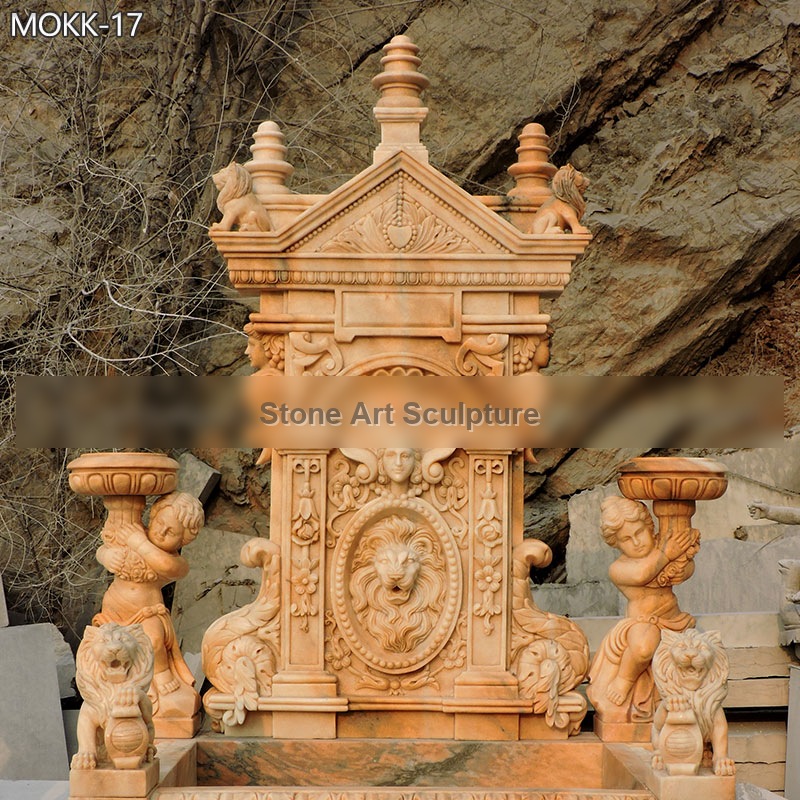 Luxury Style Wall Fountain for Castle Decoration detail image