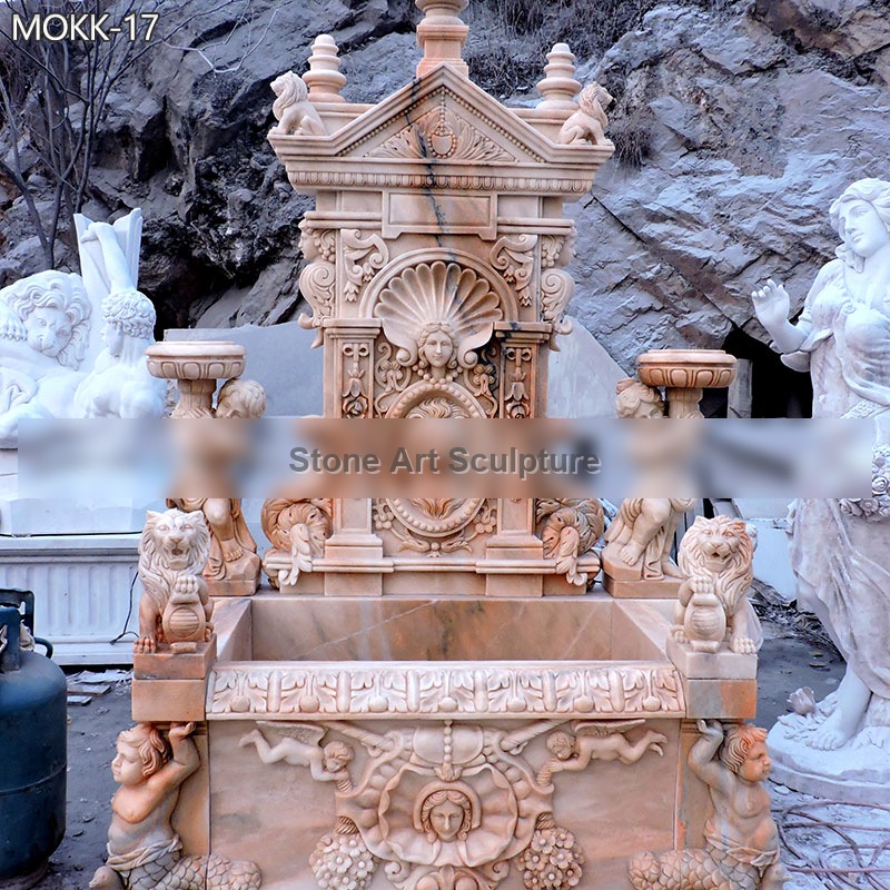 Luxury Style Wall Fountain for Castle Decoration detail image