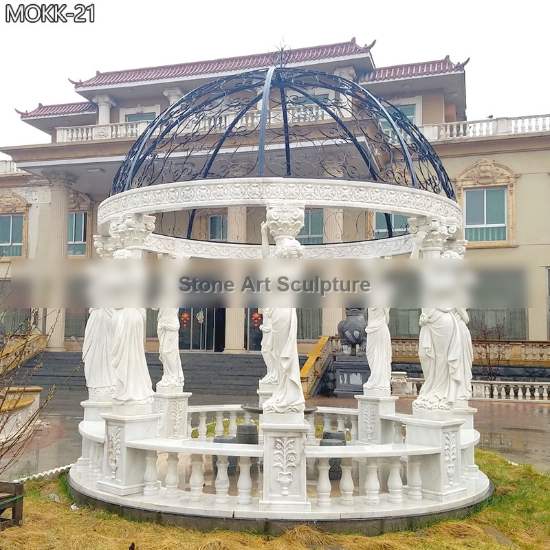 Popular Marble Column Gazebos for Sale Manufacturer MOKK-21