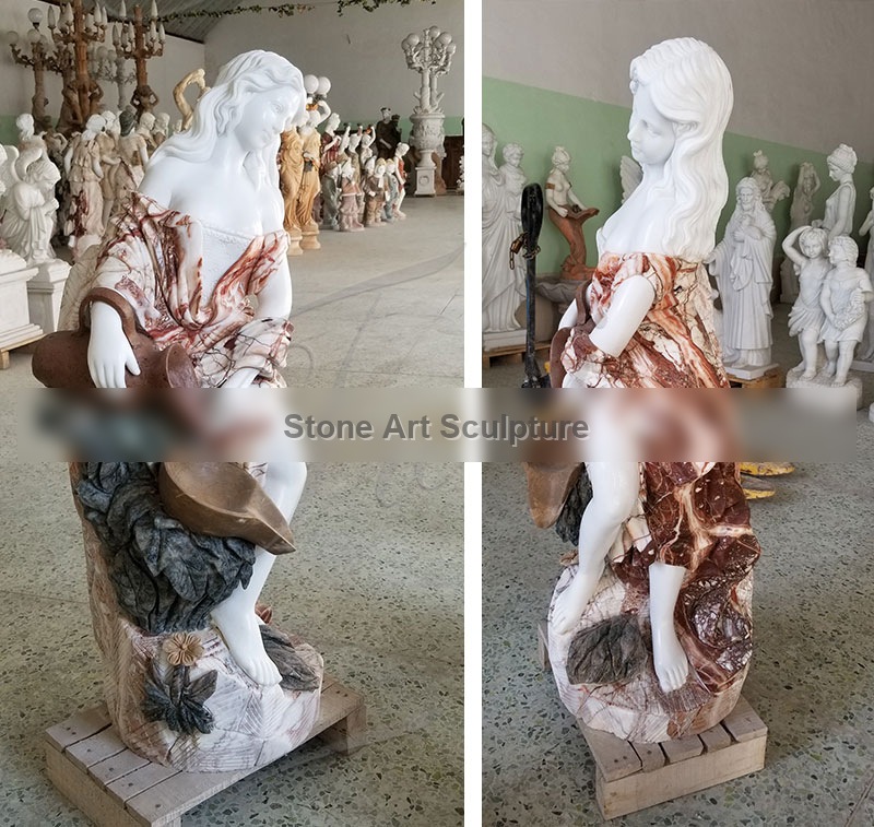 Best Beautiful Hand Carved with Statuary Marble Fountian Online MOKK-332 detail image