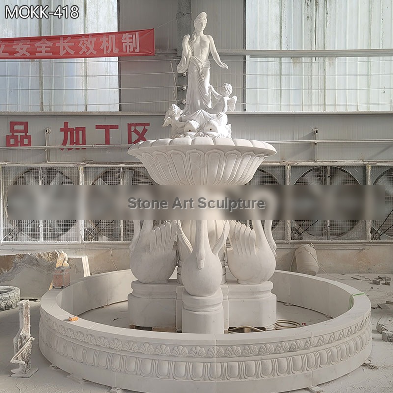 High Quality Outdoor Stone Garden Water Fountain with Competitive Price MOKK-85 detail image