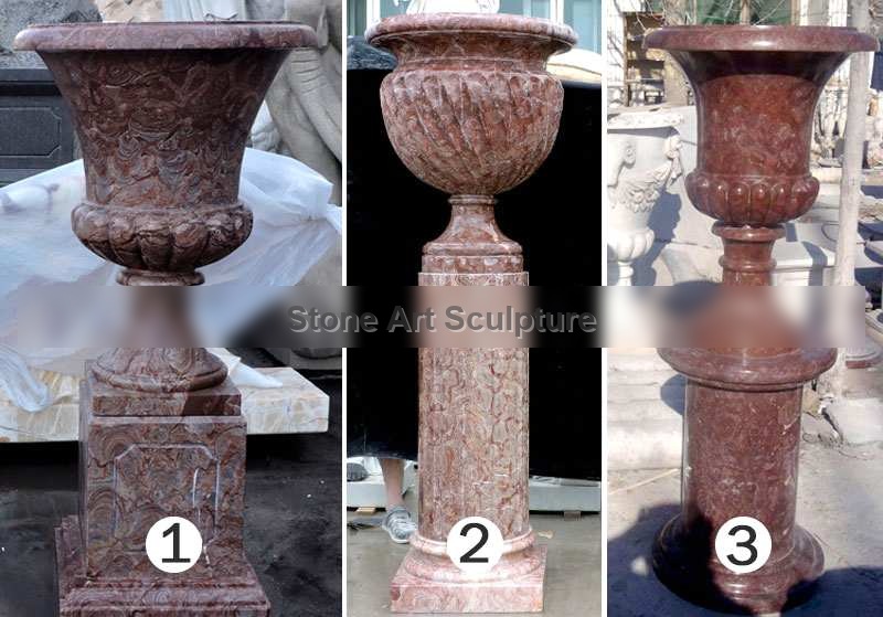 Stone Marble Planters for Home Garden Decoration Manufacturers MOKK-45-3 detail image