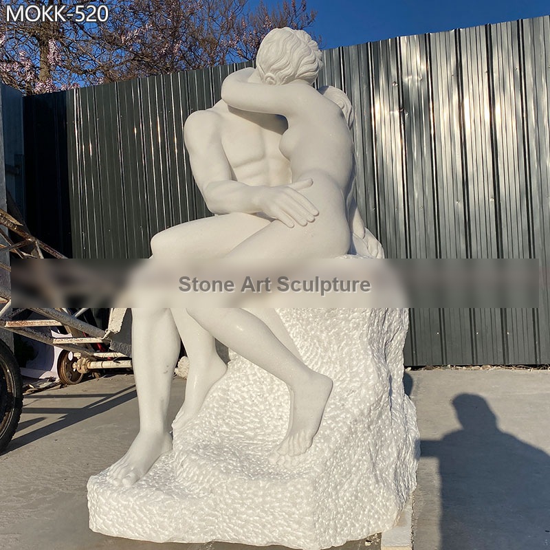 Marble Auguste Rodin Kiss Sculpture Replica for Sale detail image