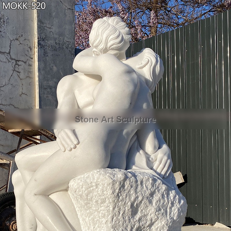 Marble Auguste Rodin Kiss Sculpture Replica for Sale detail image