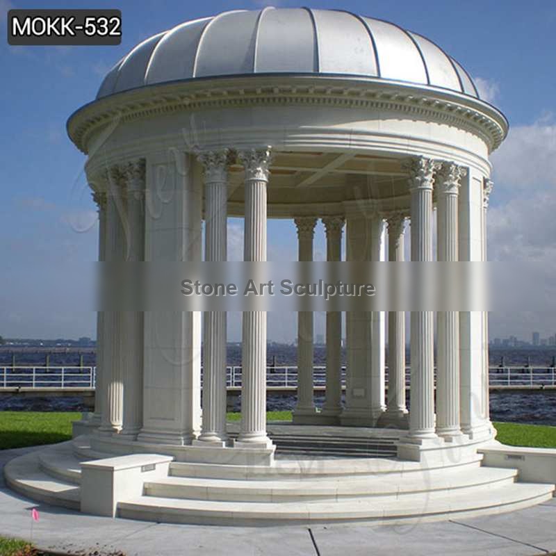 Cheap Price Outdoor Decorative Stone Garden Gazebo from Factory Supply MOKK-532 detail image